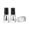 High Quality Tiny Empty Clear Round Glass Nail Polish Bottle 5Ml